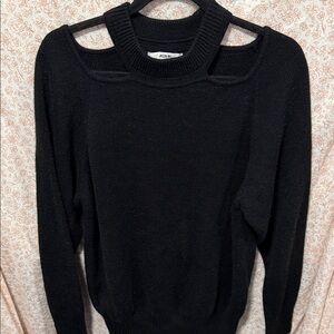 Jason Wu Elegant Black Off-Shoulder Sweater